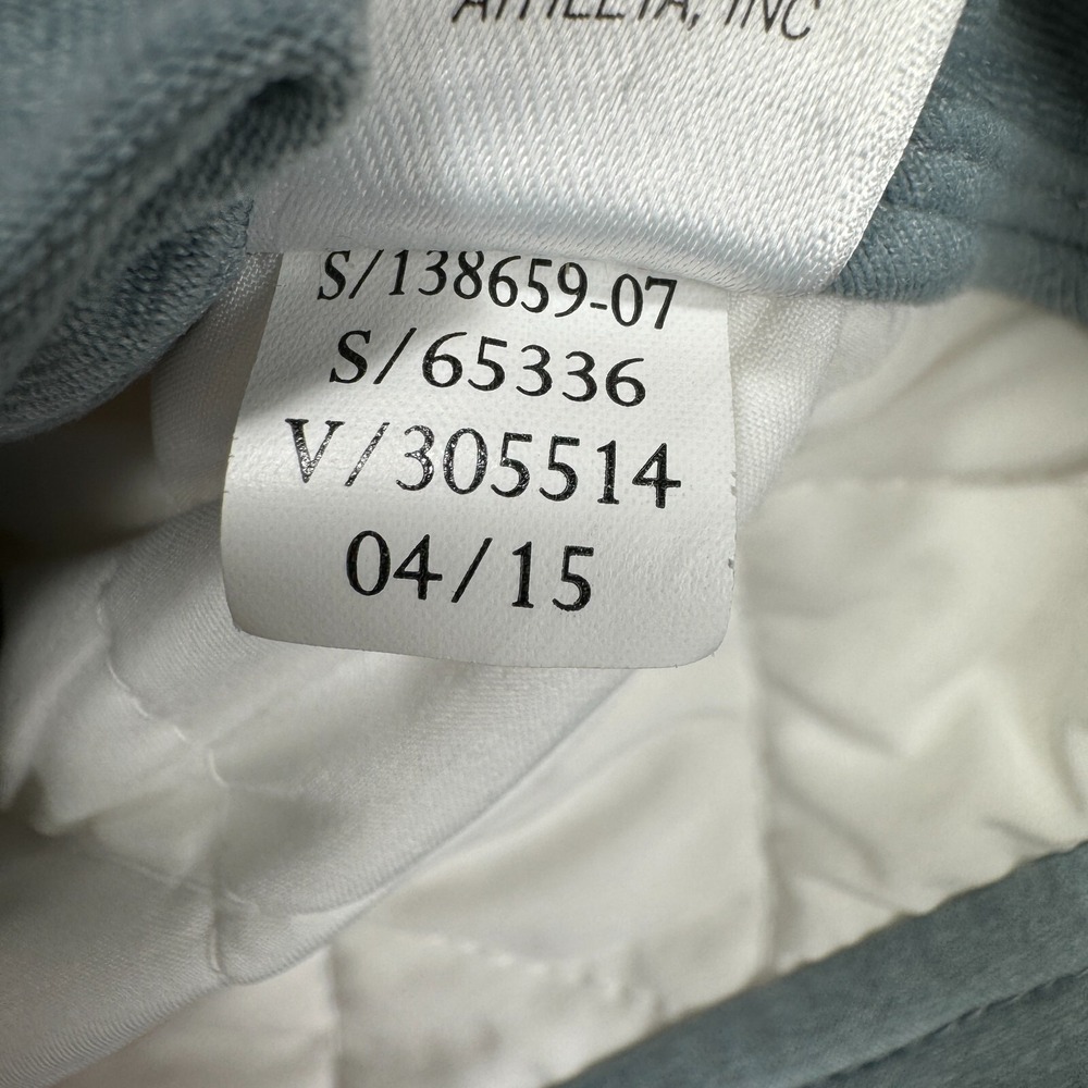 Athleta Upside Insulated Puffer Vest Women XS White Gray Full Zip Quilted - Picture 8 of 11